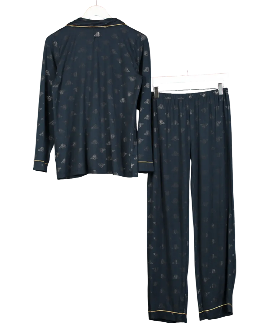 Chelsea Peers Blue Bee Print Pyjamas UK XS