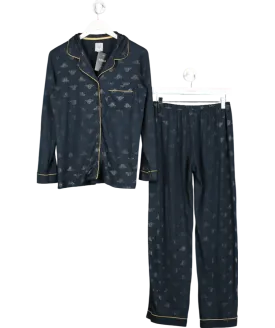 Chelsea Peers Blue Bee Print Pyjamas UK XS