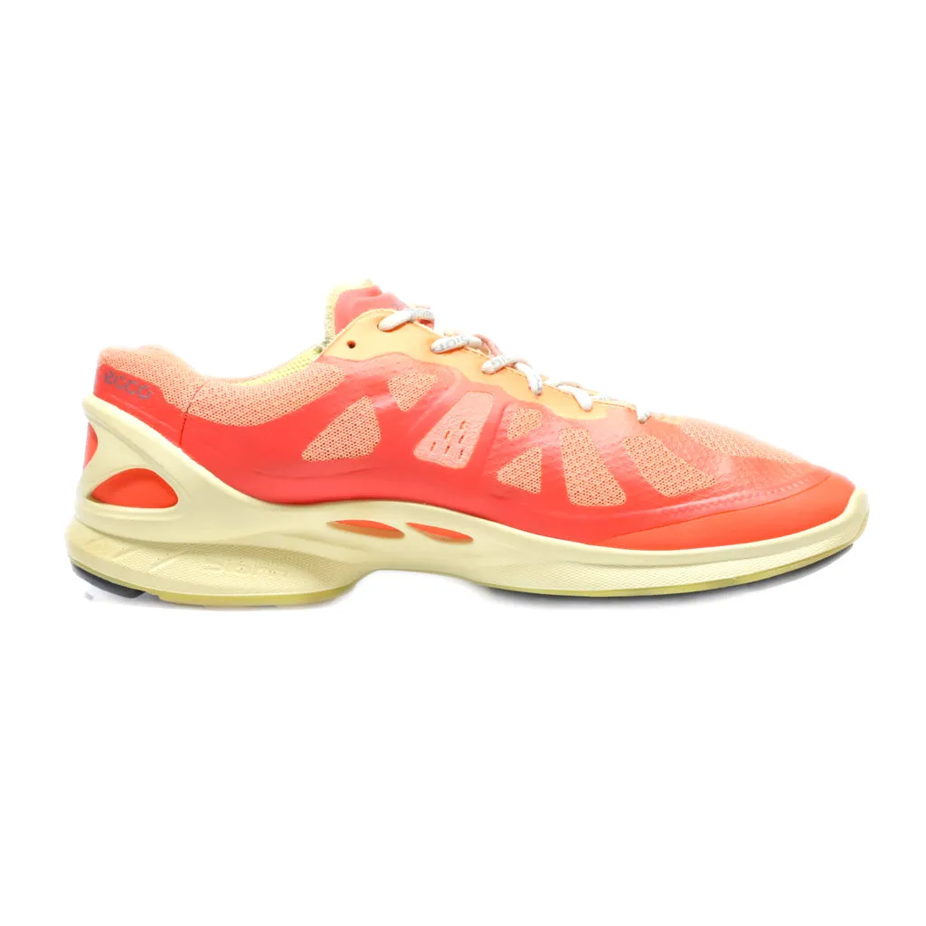Ecco Sport Shoes Leather Orange Colour For Women