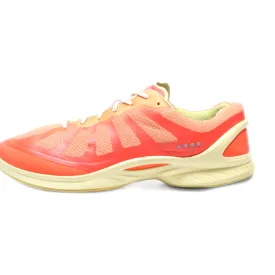 Ecco Sport Shoes Leather Orange Colour For Women