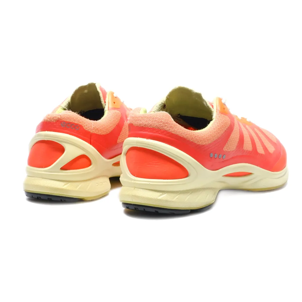Ecco Sport Shoes Leather Orange Colour For Women