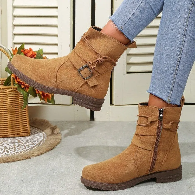 Women's Fashion Boots Casual Retro Martin Boots